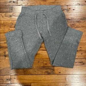 girls grey sweat pants